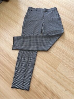 NWOT - White House Black Market Black & White Houndstooth Straight Leg Pants